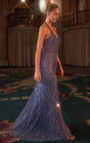 Kingston Gown Halter Beaded Mermaid Evening Dress