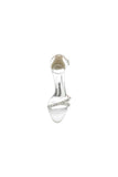 Open Toe Rhinestone Strap Buckle Wedding Shoes
