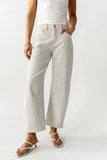 Tilly Striped Barrel Jeans