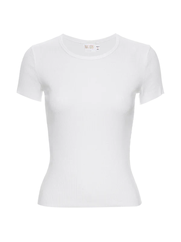 Billy Fitted Scoop Neck Tee