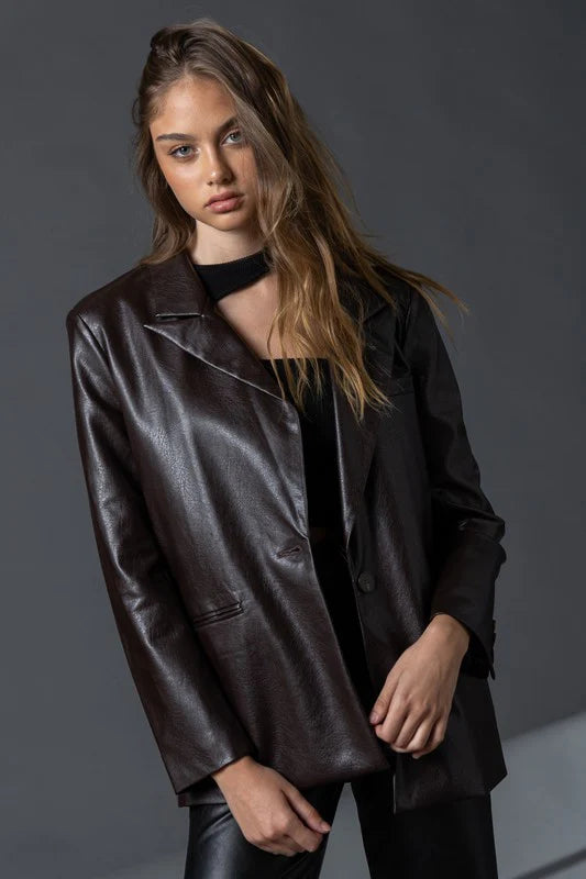 Abigail One Shoulder Top in Black
