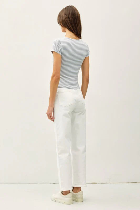 Ginny Double Lined Striped Top