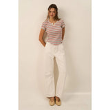 Vivi Striped Knit Top