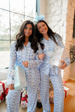 Blue Christmas Pajama Set