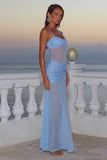 Cassie Glitter Mesh Maxi Dress