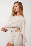 Zoey Loose Fit Top and Bike Shorts Set