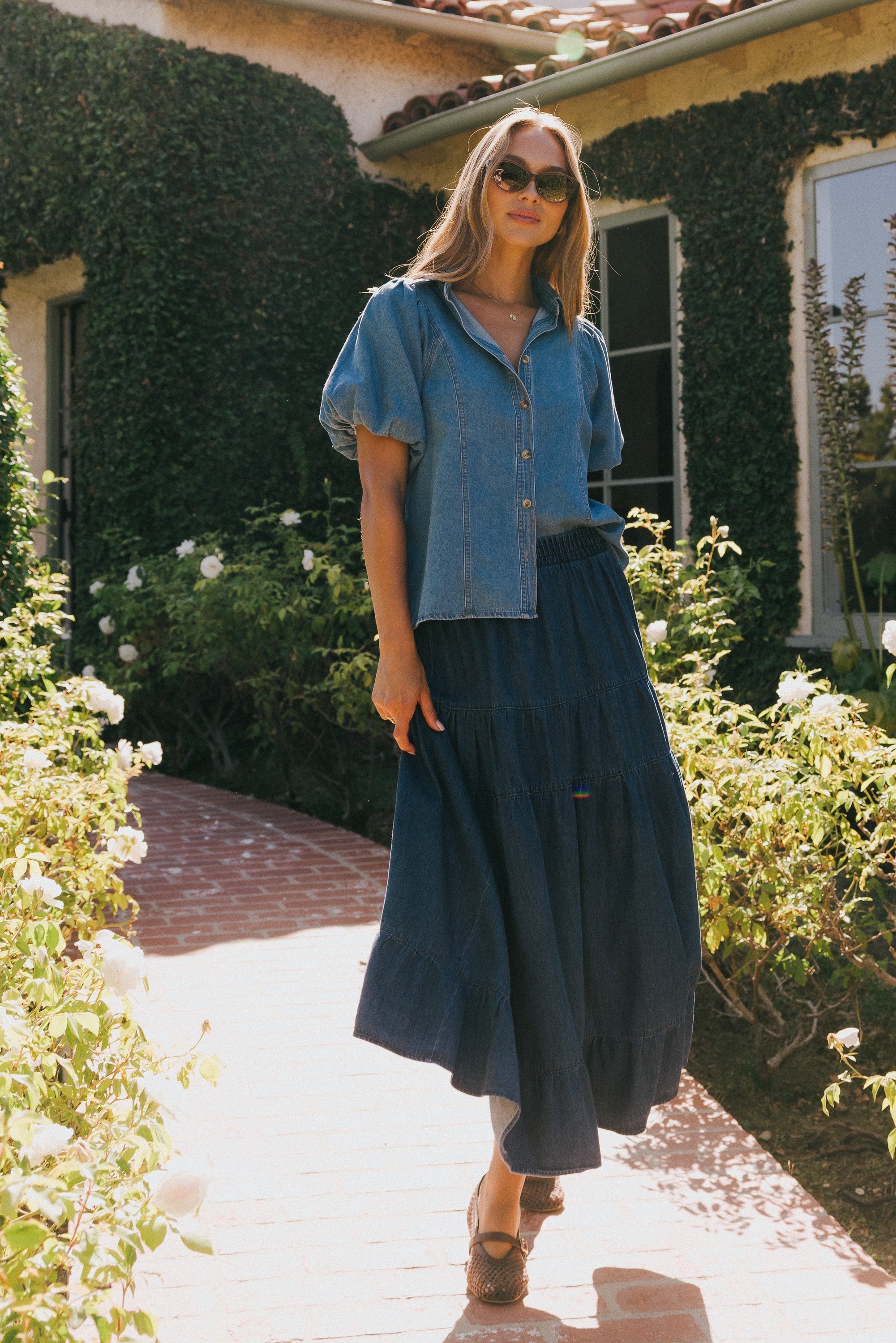 Lisa Tiered Maxi Skirt FINAL SALE