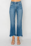 Madden Crop Fray Flare Jean