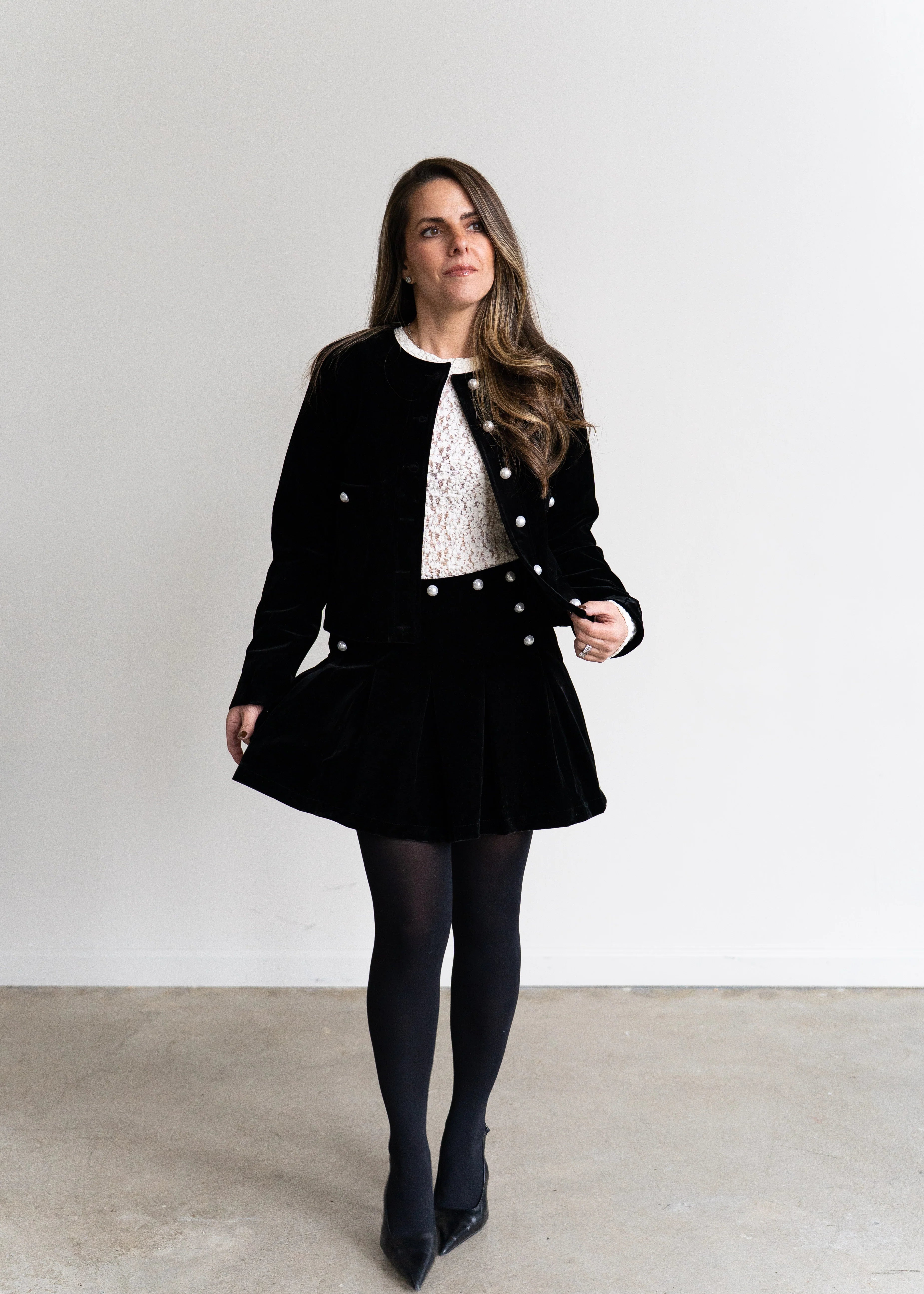 Georgie Pearl Embellished Skirt