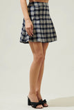 Hillard Plaid Mini Skirt