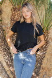 Tatum Ruffle Frill Top