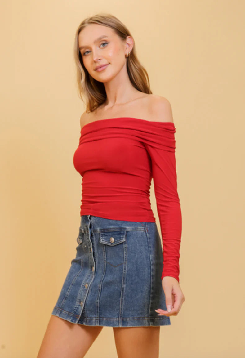 Vivi Off The Shoulder Top