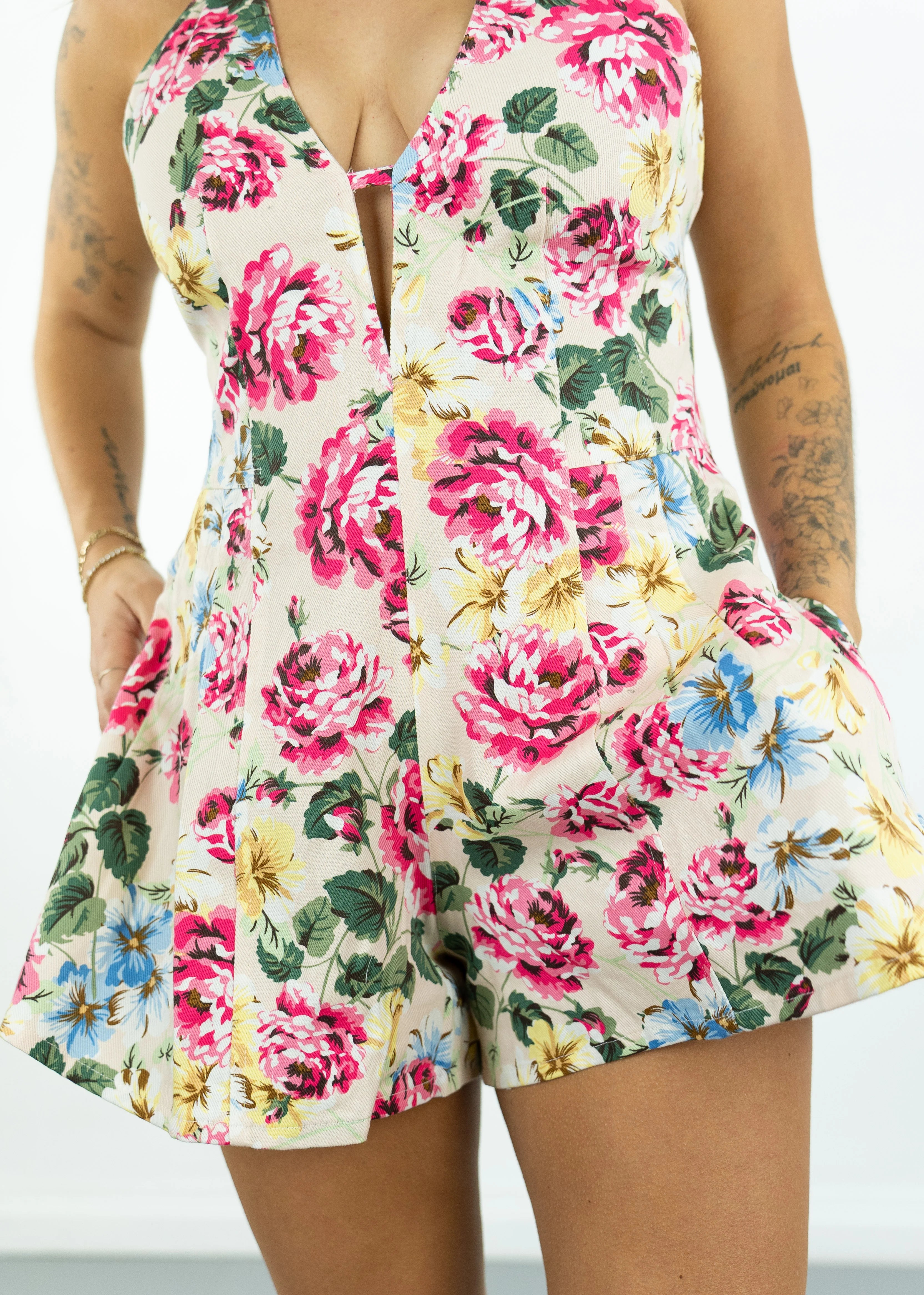Gertie Cross Back Romper