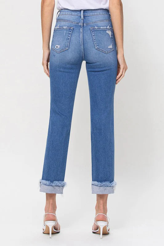 Angela High Rise Ankle Jean
