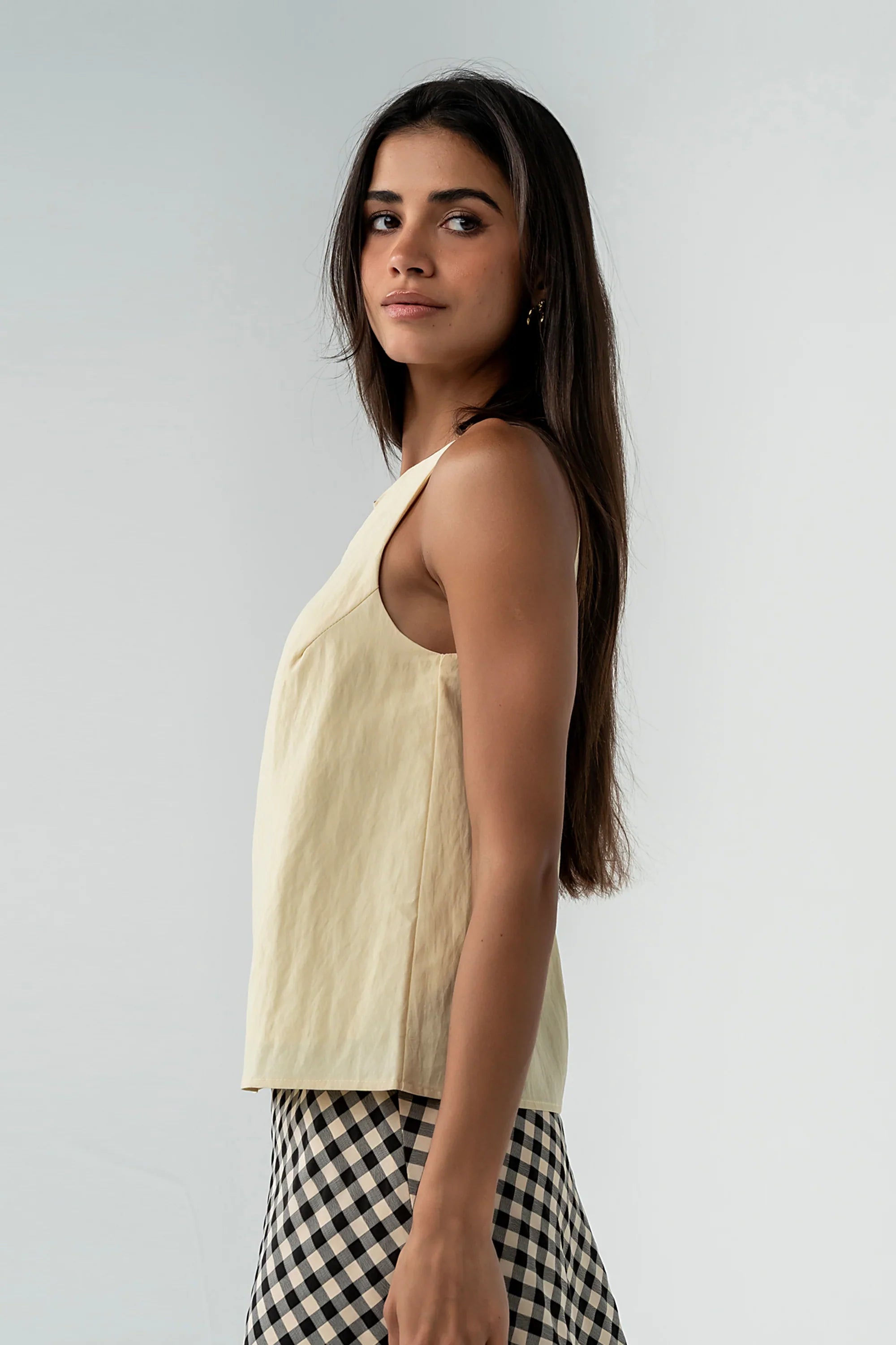 Zola Tank Top in Yellow