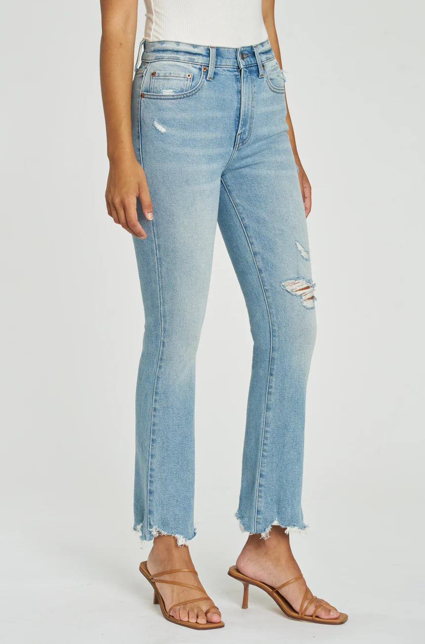 Lennon Raw Hem Distressed Jean