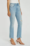 Lennon Raw Hem Distressed Jean