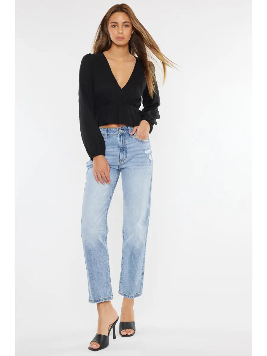 Sheila Ankle Straight Leg Jean