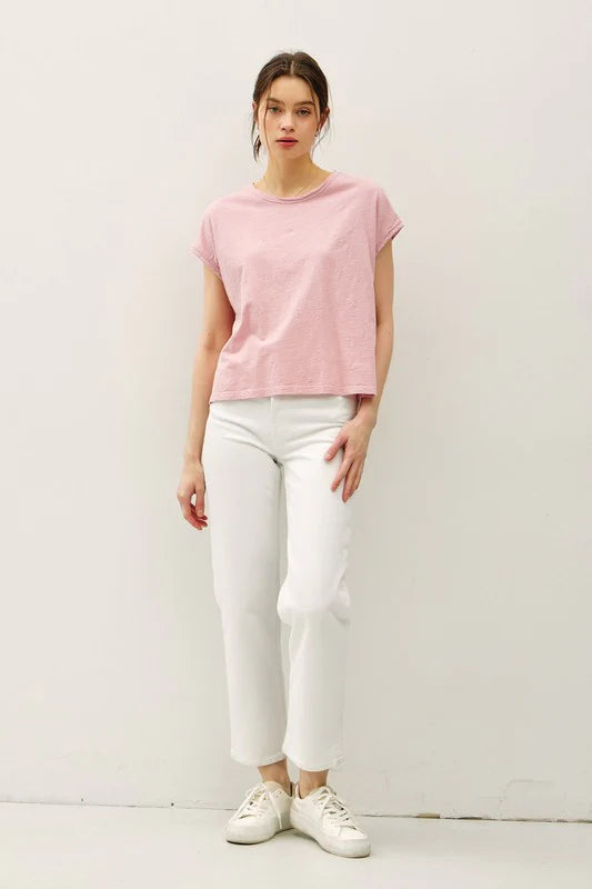 Zia Exposed Seam Top