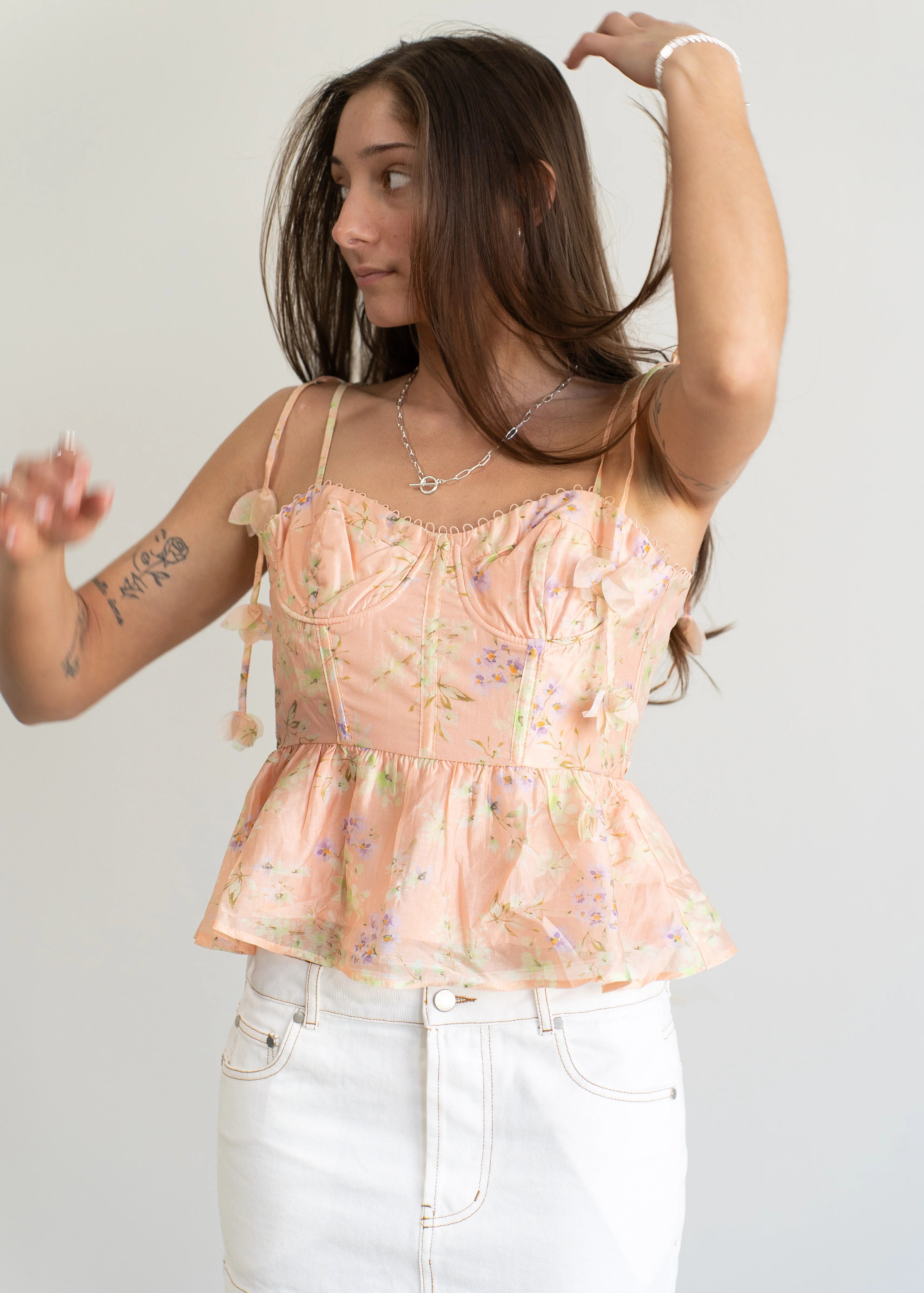 Halcyon Peplum Top