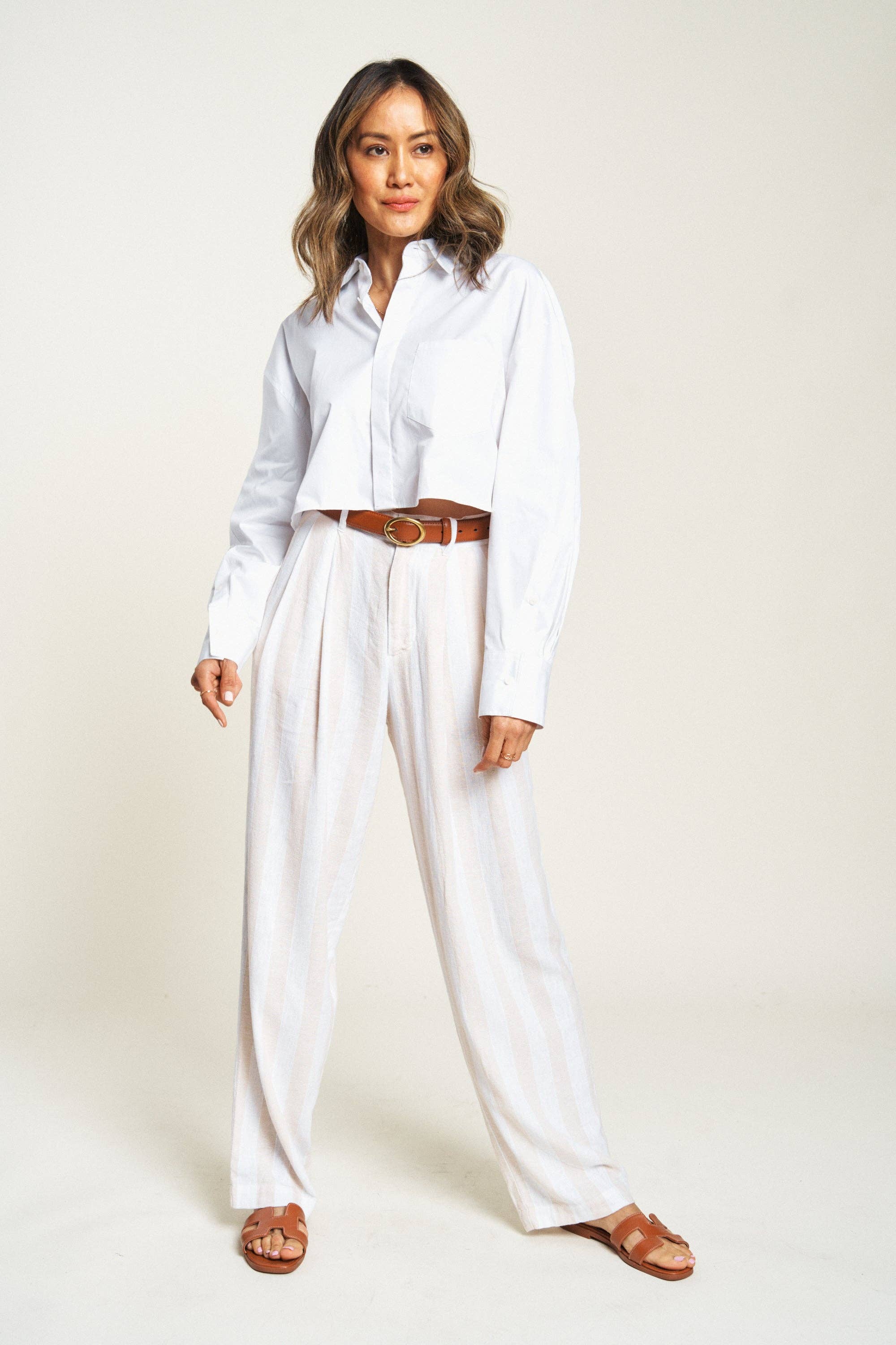 Evanston Trouser High Rise Sand Dune