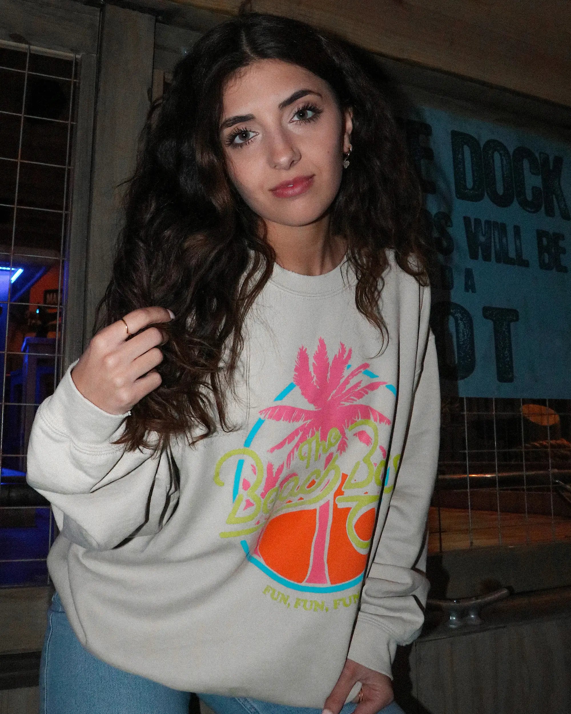 Beach Boys Neon Sweatshirt