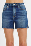 Brynne Cut Hem Short Dark