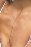 Dainty Layered Crescent Moon Necklace Set