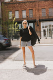 Lyla Collared Lace Top in Black FINAL SALE