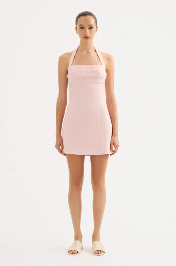 Reyes Linen Mini Dress