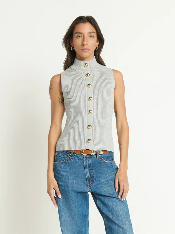 Nation Ira Sweater Vest Heather Grey