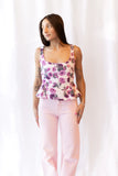 Fatima Floral Peplum Top