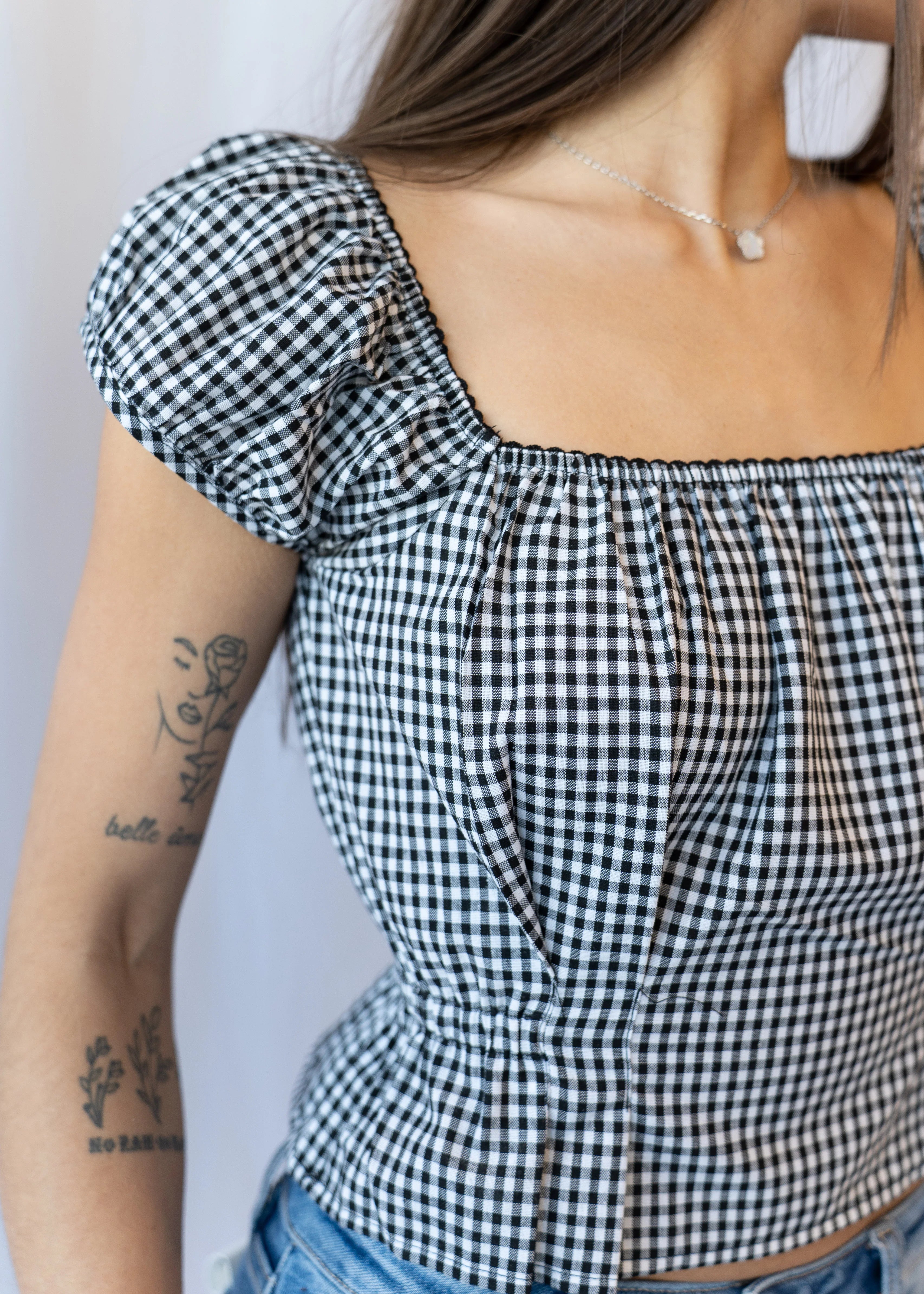 Melody Gingham Top