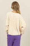 Natalia Waffle Top