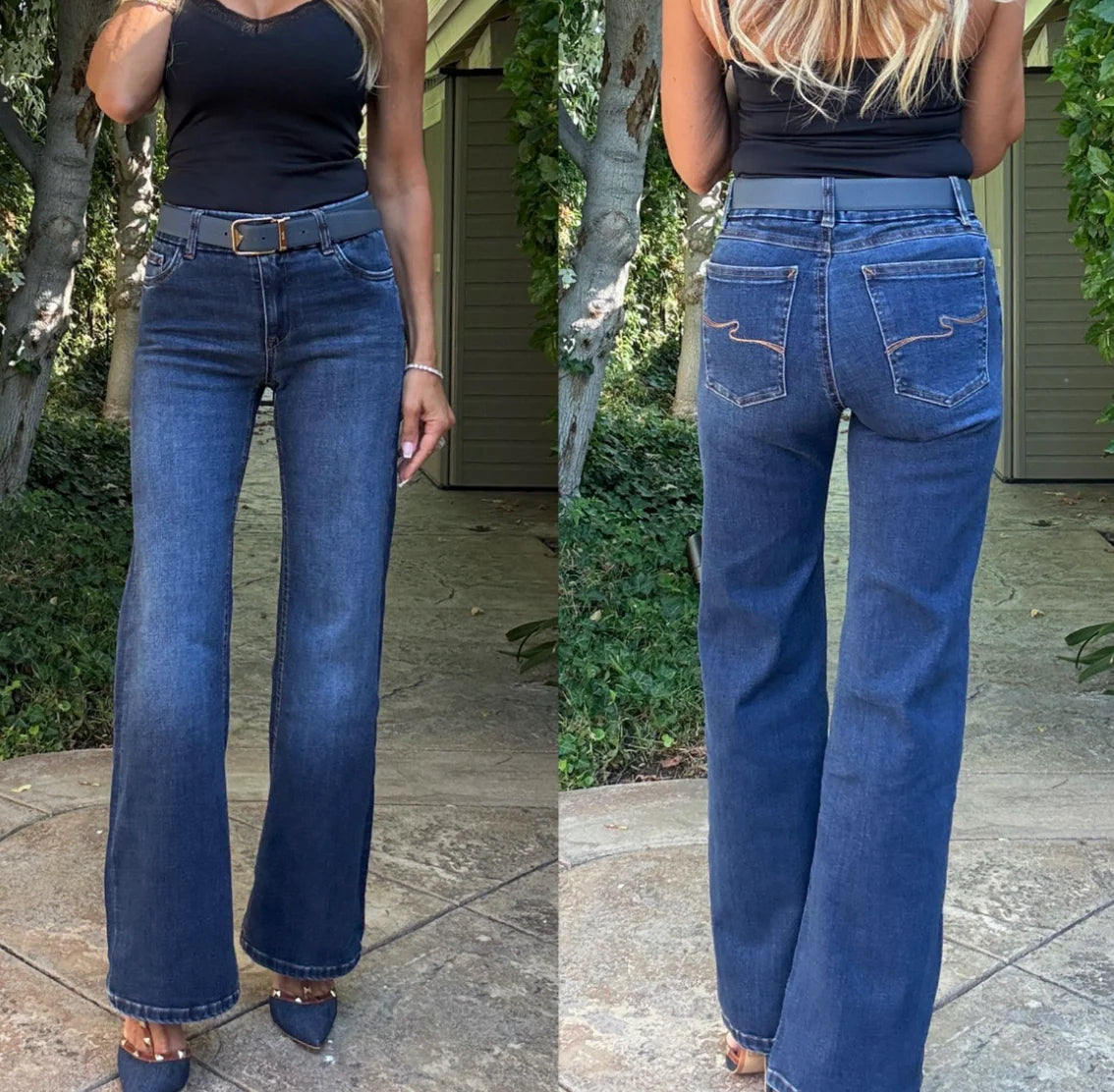 Bevy Flog Amy in Medium Denim
