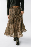Kayden Leopard Maxi Skirt FINAL SALE
