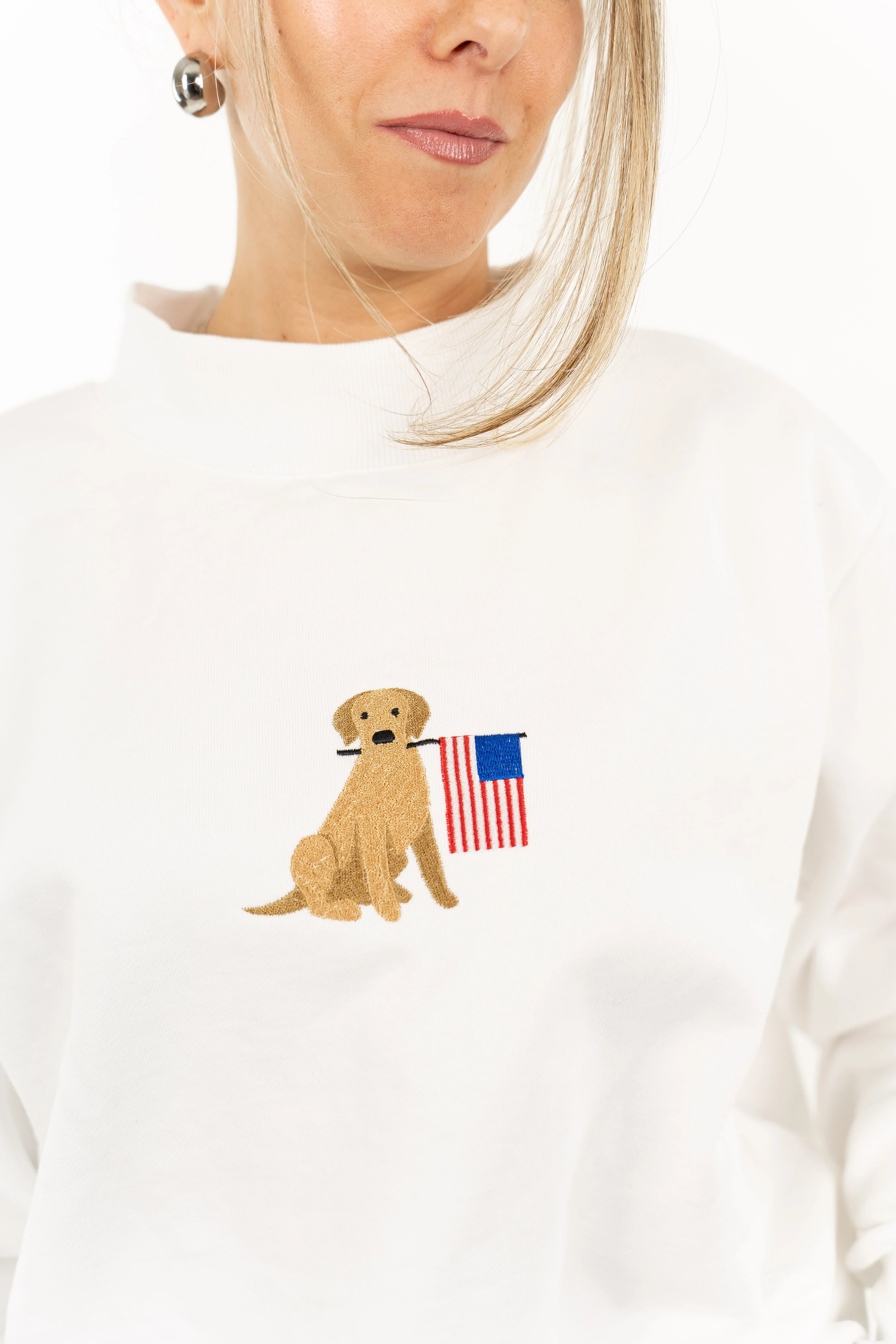 Pawtriot Embroidered Sweatshirt
