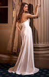 ADDISON GOWN STRAPLESS SATIN BRIDAL GOWN