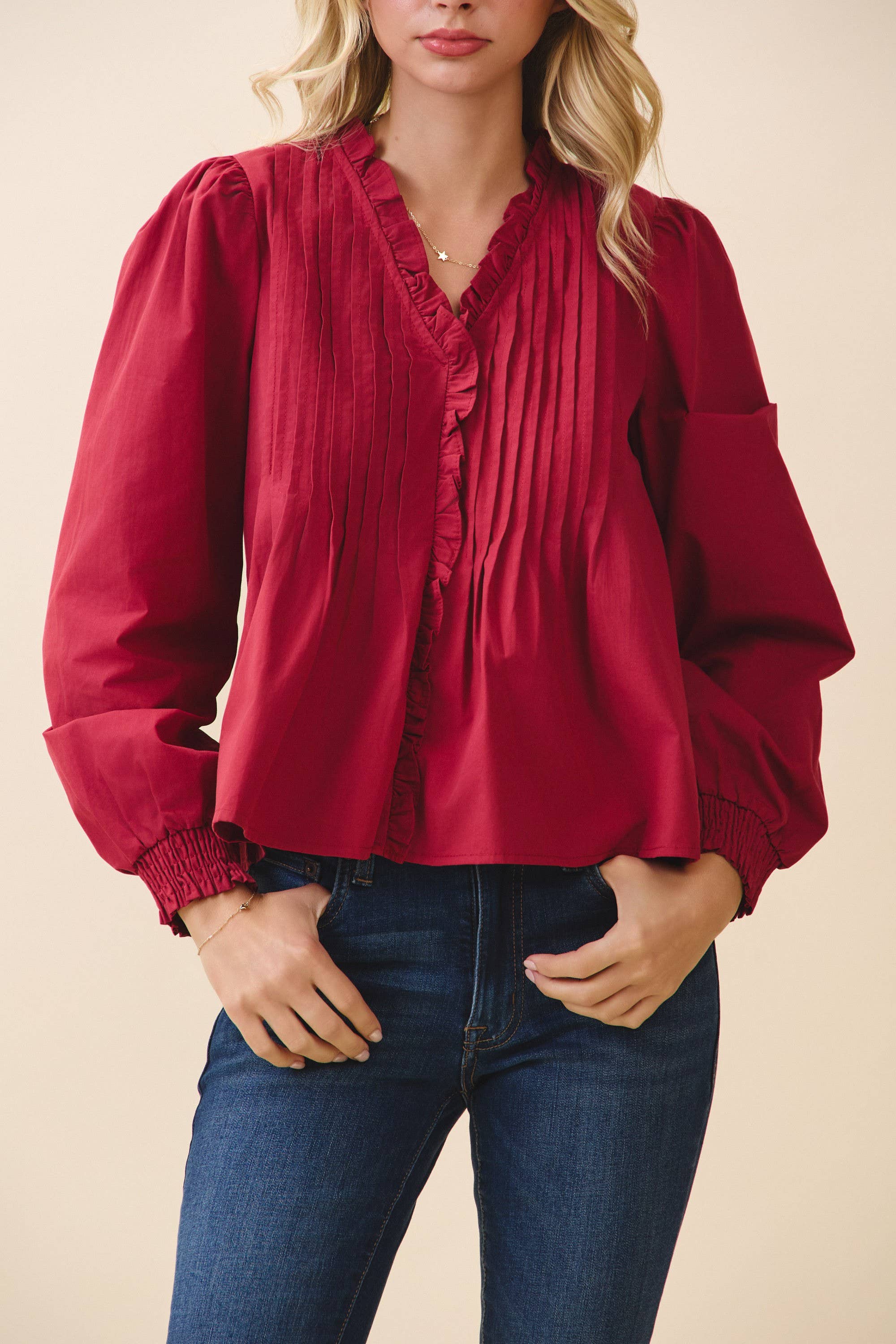 Carmella Button Down Blouse