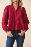 Carmella Button Down Blouse
