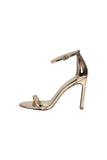 One Word Buckle High Heels