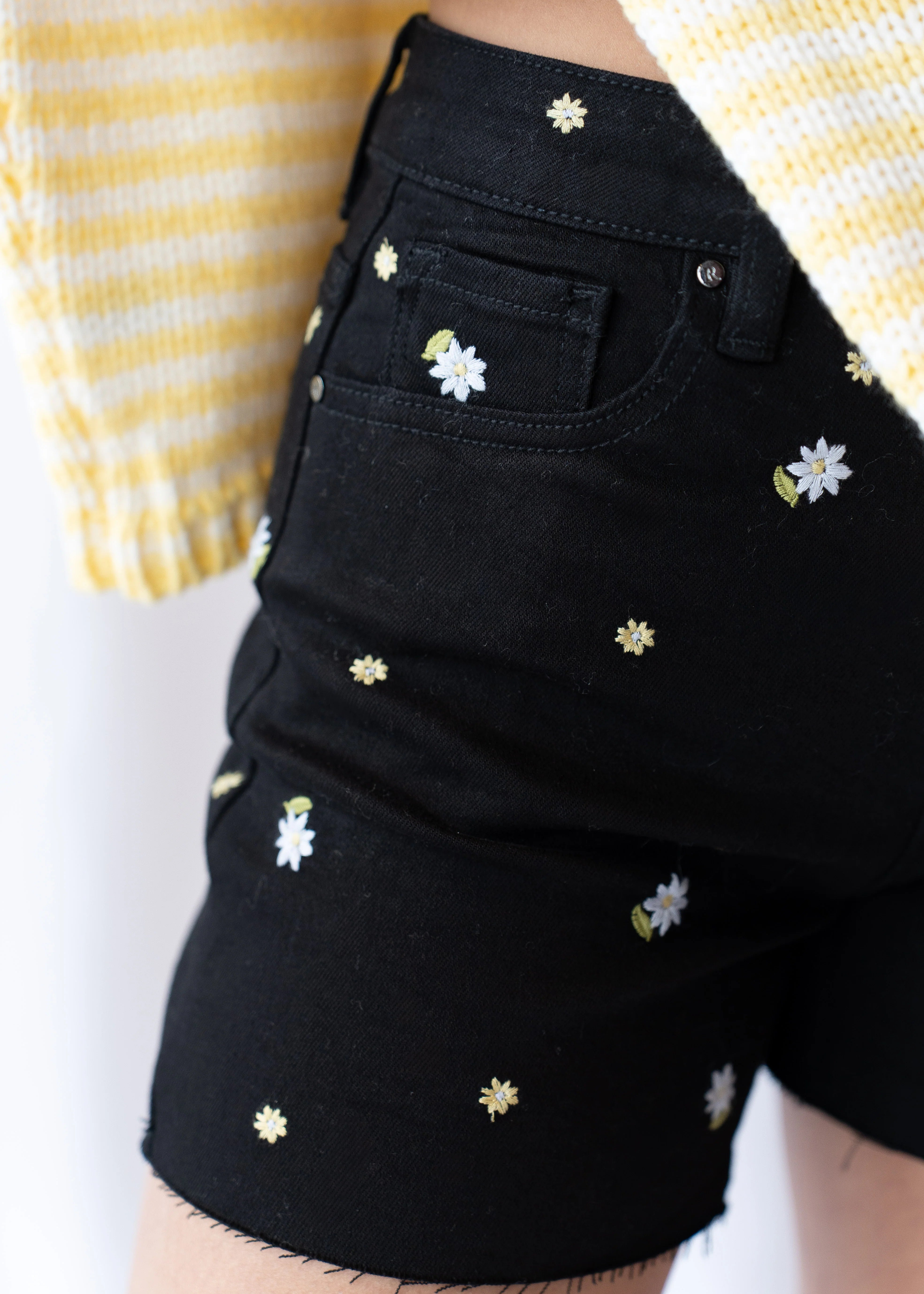 Daisy High Rise Jean Shorts
