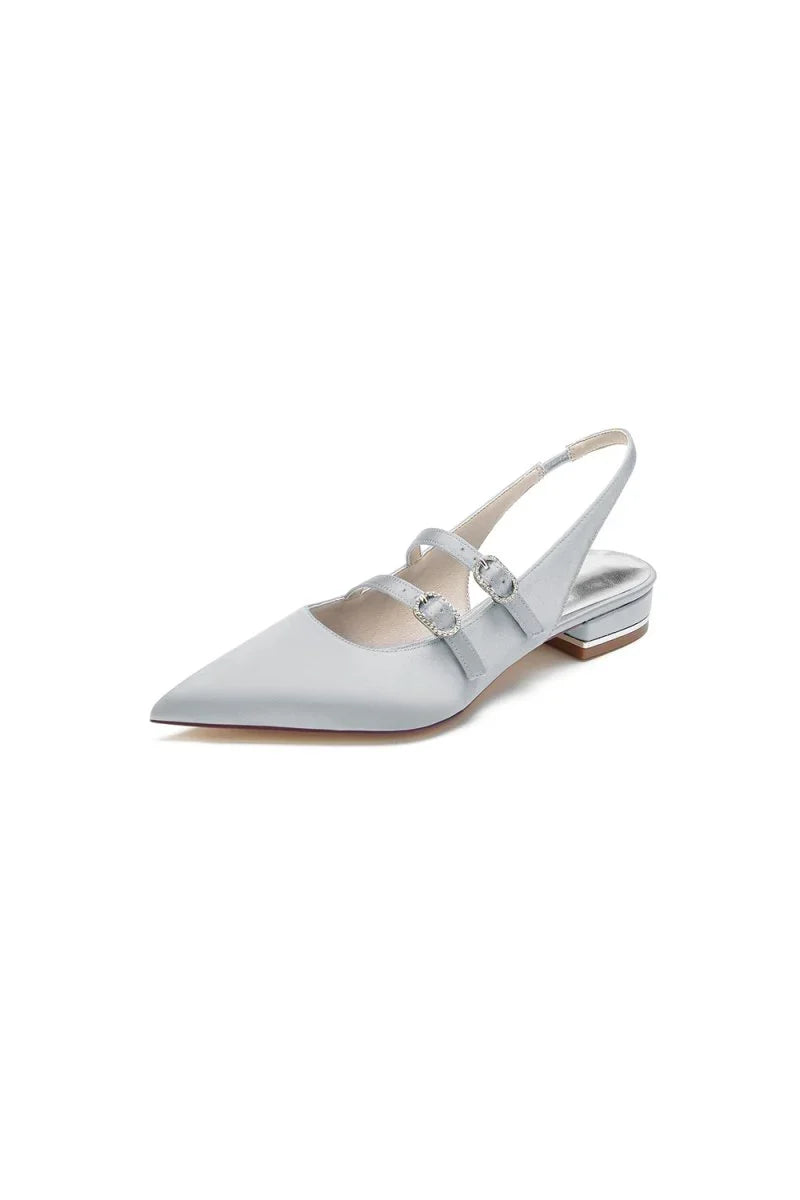 Simple Slingback Pointed Toe Flats