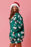 Christmas Santa Satin PJ Set