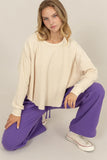 Natalia Waffle Top