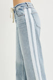 Fern Side Contrast Baggy Jean