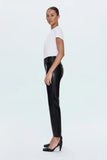 Pistola Ally Faux Leather Bootcut Pants Onyx
