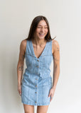 Carmel Denim Mini Dress