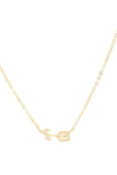 Tulip Pendant Clavicle Necklace