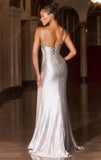 ROMINA GOWN LINEAR HOT STONE FITTED DRESS